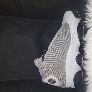 #90 Jordan 13 Retro Women's Stylish Plaid Sneakers
